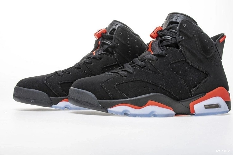 Retro 384664-060 Jordan 6 Infrared Air Black 0914